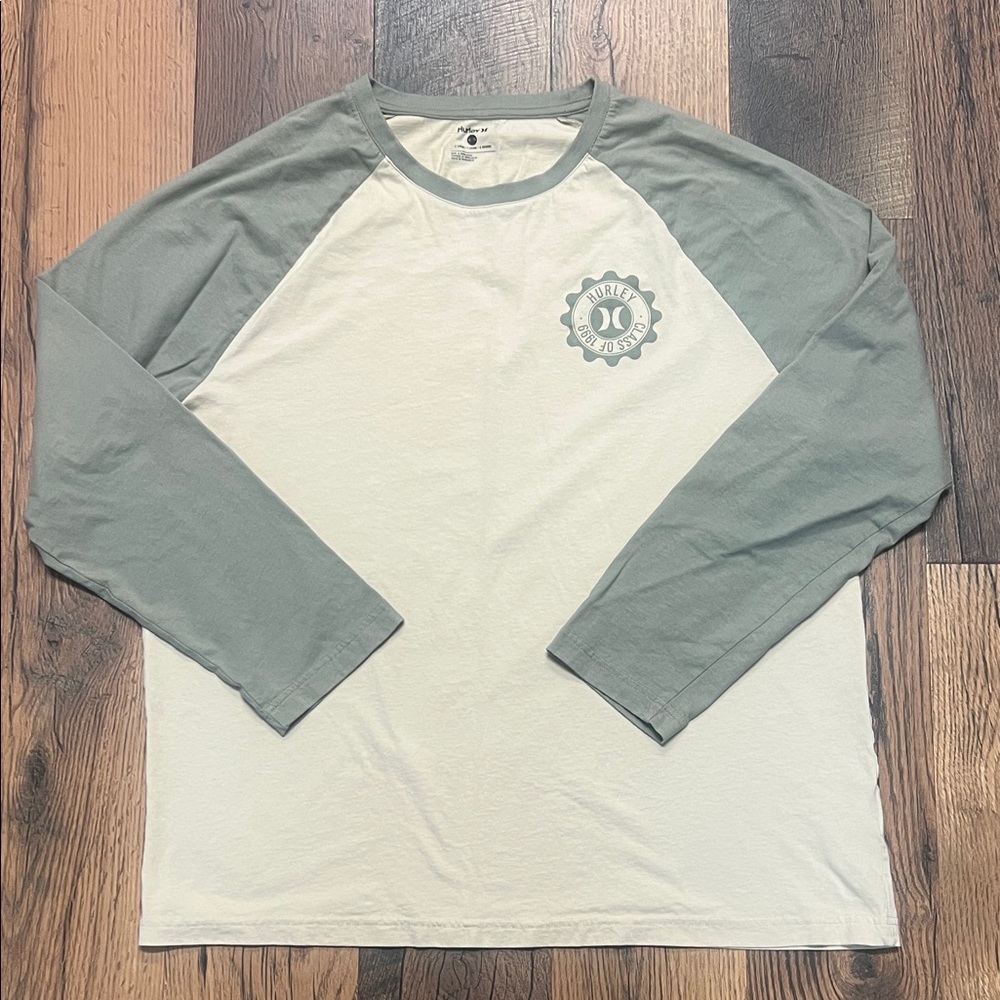 Hurley Men's XL Two-Tone Long Sleeve Tee